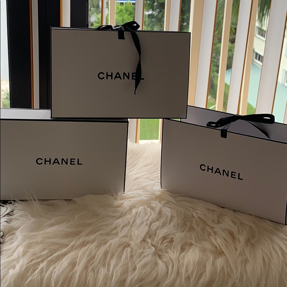 Chanel gift boxes or use for glam decor